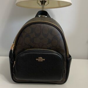 Coach mini backpack